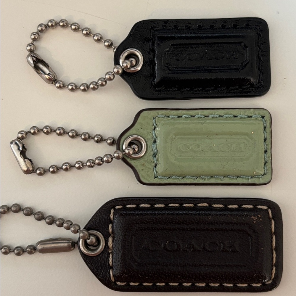 Coach Keychain Tags